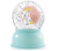 Veilleuse neigeuse - Licorne Jaune G