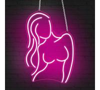 Veilleuse néon, panneau néon femme sexy, panneau néon pour décoration murale, pour maison, chambre, pub, bar, décoration de fête, 31 cm x 41 cm