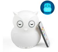 bblüv Veilleuse USB Hibü – Silicone, Télécommande, Multicolore pour enfants