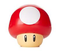 Veilleuse Paladone en forme de champignon Super Mario avec son, rouge, Silicone, Chambre d'enfant