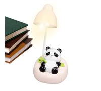 Veilleuse Panda - Lampe de bureau LED à intensité variable - Design mignon rechargeable - Fonctionnalité supérieure - Lampe de chambre d'enfant - Accessoires d'éclairage pour bureau, table de chevet