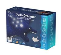 Dodo D'Amour Peluche veilleuse Raie Dodo Dreamer 141532 LED, détection des pleurs, USB-C, Bleu