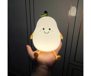 VEILLEUSE POIRE BÉBÉ | LED douce, rechargeable - Veilleuse + Ebook "Sommeil Bébé" Offert