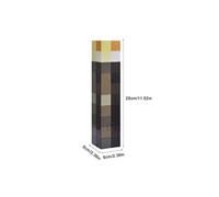 Veilleuse Portable ,LED Lampe ,USB rechargeable ,Minecraft torch 11.5 pouces Brownstone