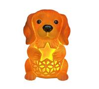 Veilleuse pour enfants, figurines de chien mignon | Veilleuse de Noël en forme d'étoile de chien | pour chambre à coucher, salon, table de chevet, bureau, étagère, entrée, chambre d'enfant, fête de