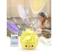 Veilleuse Pour Enfants, Projecteur D'étoiles, Veilleuse Musicale Rotative À 360 ° + Haut-Parleur Bluetooth + Minuterie + Télécommande, Veilleuse Led Ciel Étoilé Pour Bébé