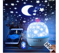Veilleuse Projecteur Bébé Musicale Bluetooth Ciel Étoiles - SENSBUN - Rotation 360° - 6 Films - USB Rechargeable-keeper