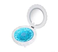 Veilleuse projecteur en coquillages avec haut-parleur BT et bruit blanc - Étoile 3D pour chambre d'enfant - Rechargeable par USB - Aide au sommeil 12,5 cm