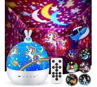 Veilleuse Projecteur Étoilé - Projecteur ciel étoilé - 15 films interchangeables - Bluetooth musical