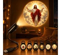 Veilleuse projecteur Pigeons et Faith, mini lampe USB 2 en 1 avec interrupteur, projecteur LED rotatif à 360° pour voiture ou chambre, accessoire de décoration de plafond, cadeau pour femmes et hommes