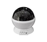 Atmosphera Veilleuse enfant Projecteur rotatif étoile Gris D13 cm