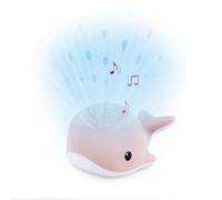 Veilleuse projecteur Wally la baleine rose