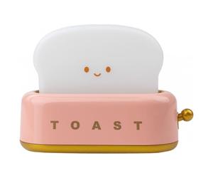 Veilleuse rechargeable toaster rose