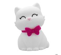 KONTIKI Veilleuse souple en silicone - Lili la chatte BLANC G