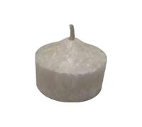 Veilleuse stéarine blanche en boîte par