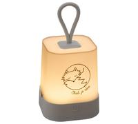 Veilleuse Sur Batterie H.16cm Silicone Avec Poignée Gris TU