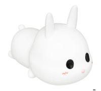 Atmosphera – Veilleuse pour enfant Lapin silicone 15 cm Blanc