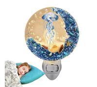 Veilleuse sur le thème de l’océan | Jolies veilleuses vintage - Lampe à brancher sur, thème plage, océan, étoile de mer, coquillage, Animal, veilleuse pour décoration d'escalier de chambre à coucher