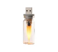 Veilleuse USB Pour Voiture Décoration D'Ambiance Effet Flamme À Brancher