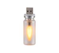 Veilleuse USB Pour Voiture Décoration D'Ambiance Effet Flamme À Brancher