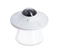 Xanlite - Spacelite Veilleuse Projecteur Vaisseau Spatial LED - 8 Modes d'Éclairage - Enceinte Bluetooth Intégrée - Synchronisation Sonore - Blanc