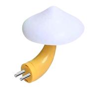 Veilleuse - Veilleuse LED à capteur | Vèilleuse sur prise avec détection de lumière murale, Lampe champignon 7 couleurs avec protection des yeux et commande tactile pour Eńfants et adultes, Applique m