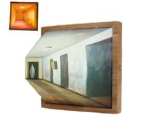 Veilleuse Vision à l'Œil Nu, Éclairage d'Ambiance à Illusion d'Optique