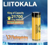 VeitoKala-Batterie aste King6000, 3.7V, 21700, 6000mAh, haute performance, lampe de poche pour outil électrique, haut de gamme 6pcs