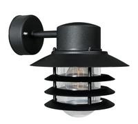 VEJERS DOWN applique murale Acier Galvanisé et Verre Noir E27 - Nordlux 74471003