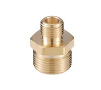 VekAuto Adaptateur Mâle G1/4" Vers M22x1.5, 1Pc | Couleur Cuivre, Dimensions 29.5x24.5mm, Diam Int 8/14mm, Filetage Ext 13/22mm, Joints Rotatifs, Remplacement Facile