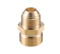 VekAuto Connecteur Pour Nettoyeur Haute Pression M18x1.5-M22x1.5 1pc | Tonalité Cuivre, Adaptateur Mâle M18x1.5 Vers M22x1.5, Dimensions 33.5x24.5mm, Diamètre Intérieur 9mm Et 14mm