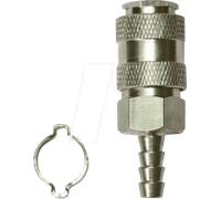 VEL W156323XSTN - Raccord rapide pour air comprimé 1/4", raccord de tuyau