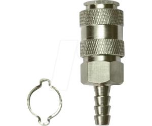 VEL W156323XSTN - Raccord rapide pour air comprimé 1/4", raccord de tuyau