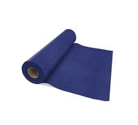 VelaHub Airlaid Lot de 20 chemins de Table jetables, 40 x 120 cm, Rouleau de 24 m, de qualité supérieure, Bleu foncé