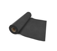 VelaHub Airlaid Lot de 20 chemins de Table jetables, 40 x 120 cm, Rouleau de 24 m, de qualité supérieure, Noir