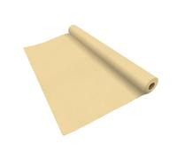 VelaHub Airlaid Rouleau de Nappe jetable, 1,2 m x 24 m, de qualité supérieure, Aspect Tissu, crème