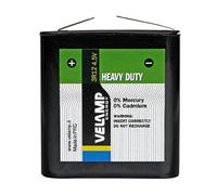 Velamp 3R12/1BP Pile 3R12 plate 4,5 V, Zinc Carbone, vert