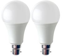 Velamp Ampoule LED SMD, standard A60, 15W / 1520lm (équivalent à 100W), culot B22 (France), blanc neutre 4000K (Lot de 2)