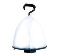 Velamp Ballon lumineux imperméable 8400 lumens. Avec câble de 5 m et 3 prises de service. Peut être accroché et monté sur trépied, blanc.