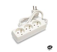 Velamp Bloc multiprise 3x16A - Blanc