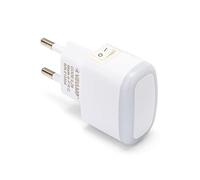 VELAMP FROOT IL29 - Veilleuse Prise Electrique avec Interrupteur ON/OFF, Veilleuse Enfant, Adulte, Bebe - Lampe LED de Chevet, Chambres, Cuisines, Salon avec Luminosité 4000K Diffuse, 30 Lumen (0.3W)