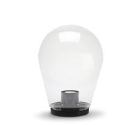 Velamp Lampion extérieur en PMMA, 250 mm, culot E27, transparent