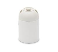 Velamp LH143W thermoplastique Base Lisse, Douille pour Ampoule à culot E27. Blanc