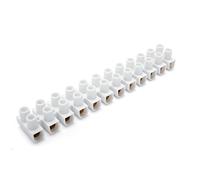 VELAMP MG380 Barrette de connexion avec 12 bornes électriques (TBS-80A-35 mm2), Certification CE, en PP, White