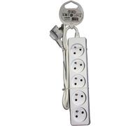 Velamp Multiprise 5 prises 16A - Blanc