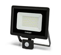 Velamp PADLIGHT5, projecteur LED SMD IP44 50W, noir 4000K. Avec IR
