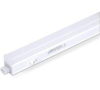 Velamp RS8-8W Durandal - Réglette 48 LED avec Interrupteur, Plastique, Blanc