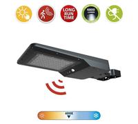 VELAMP SL375 Projecteur LED à recharge solaire, détecteur de mouvement