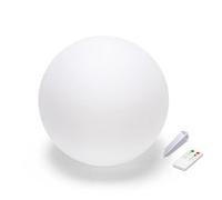 VELAMP Sphère LED RGB rechargeable solaire 40cm. Avec télécommande