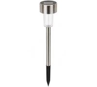 Velamp SPK03 Borne Lumineuse Solaire de Jardin Blanc/Argenté